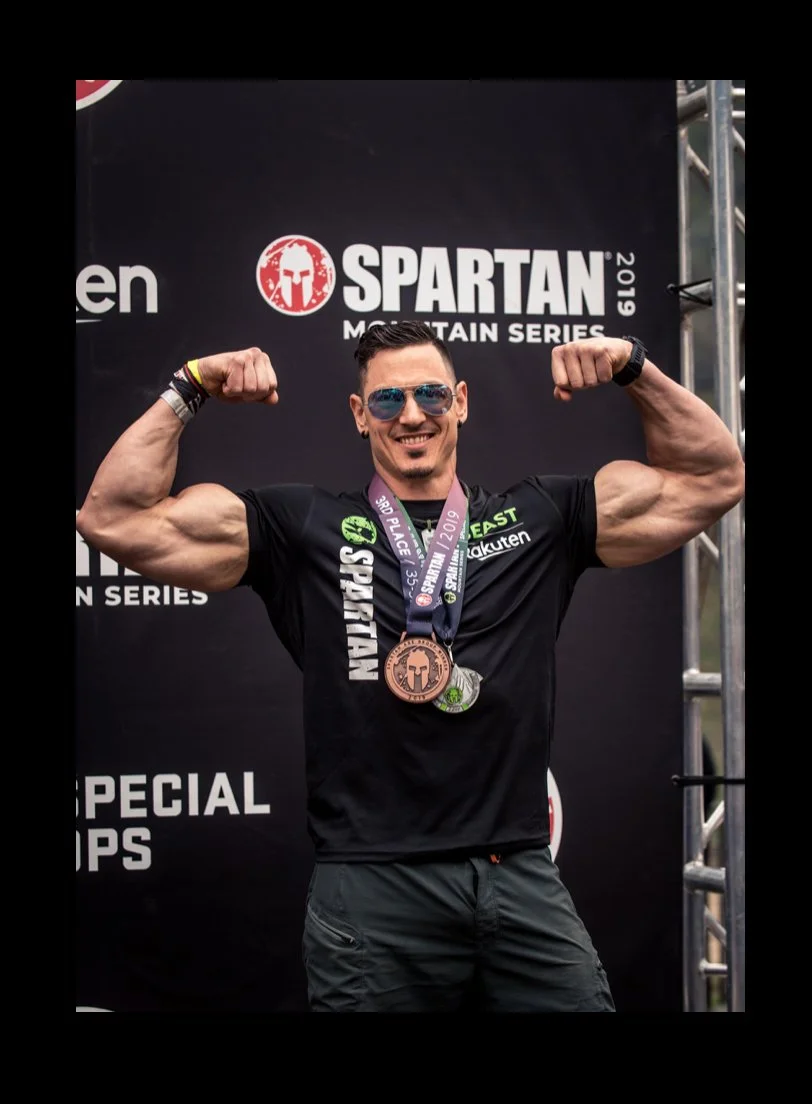 Zach Vogel competing